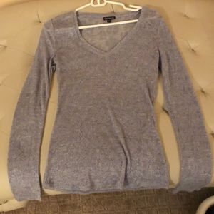 Long sleeve V neck blouse